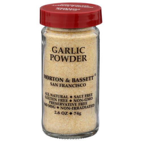 MORTON & BASSETT SPICES Garlic Powder - 2.6 Ounce