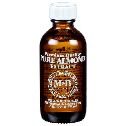 MORTON & BASSETT SPICES Almond Extract - 2 Fluid Ounce