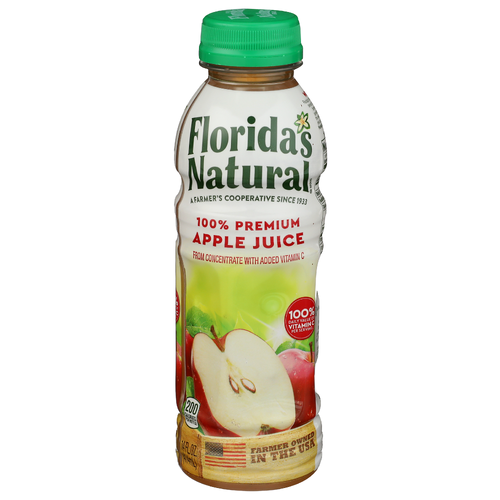 FLORIDA'S NATURAL Apple Juice - 14 Fluid Ounce