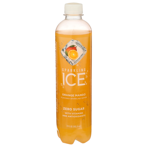 Sparkling Ice Flavored Water Orange Mango - 17 Fluid Ounce
