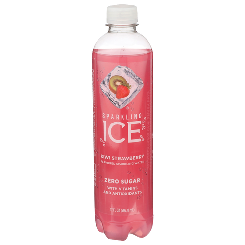 Sparkling Ice Flavored Water Kiwi Strawberry - 17 Fluid Ounce