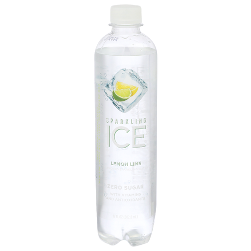 Sparkling Ice Flavored Water Lemon Lime - 17 Fluid Ounce