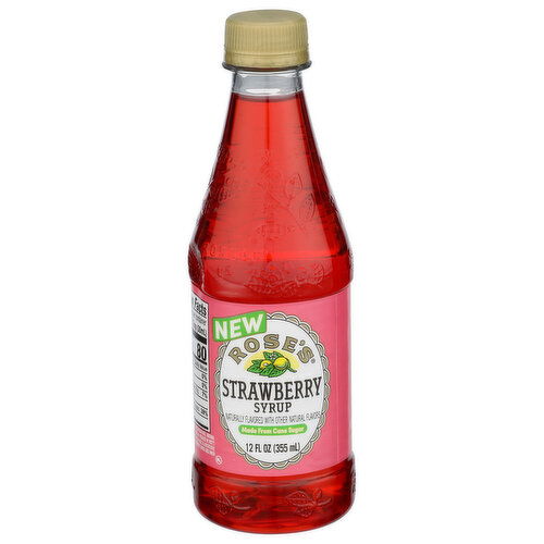 ROSE's Syrup Roses Strawberry - 12 Fluid Ounce Image 1 of 4