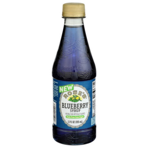 ROSE's Syrup Simple Blueberry PETLS6 - 12 Fluid Ounce Image 1 of 4