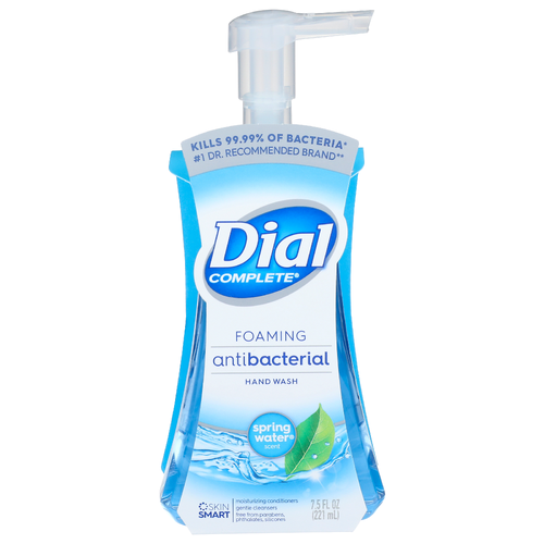 Dial Complete Spring Water Scent Foaming Antibacterial Hand Wash - 7.5 Fluid Ounce