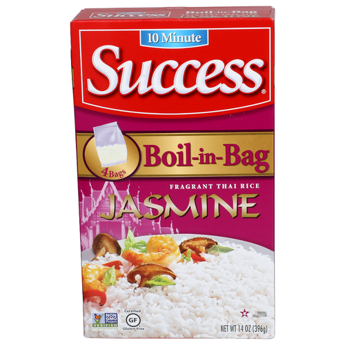 Success Jasmine Fragrant Thai Rice - 3.5 Ounce - 4 Count