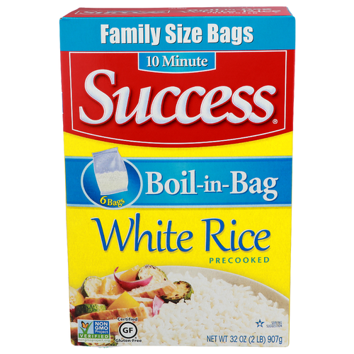 Success Precooked White Rice - 5.333 Ounce - 6 Count