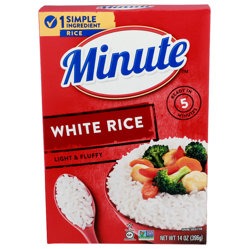 Minute Light & Fluffy White Rice - 14 Ounce