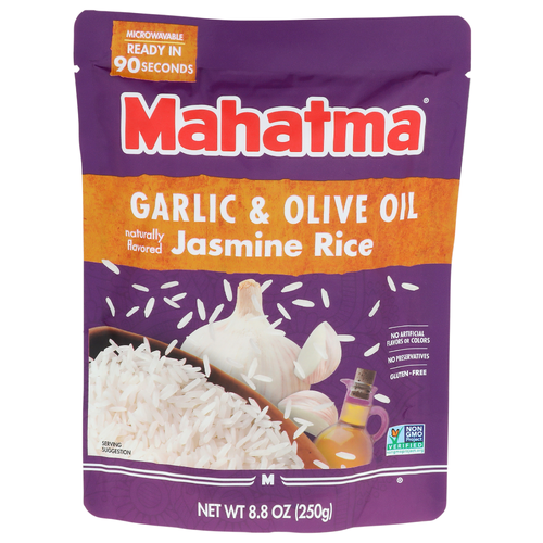 Mahatma Garlic & Olive Oil Jasmine Rice - 8.8 Ounce