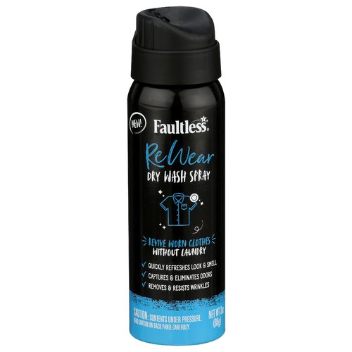 Faultless Rewear Dry Wash Spray - 3 Ounce