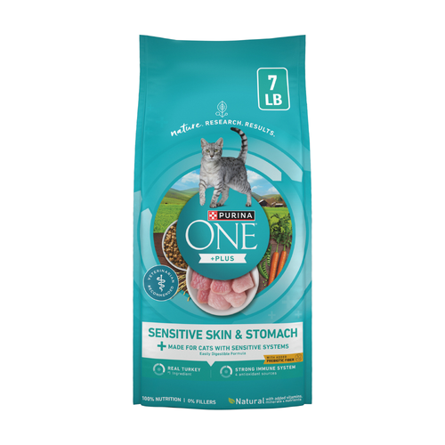 Purina ONE Adult Cat Dry Food Turkey - 7 Pound