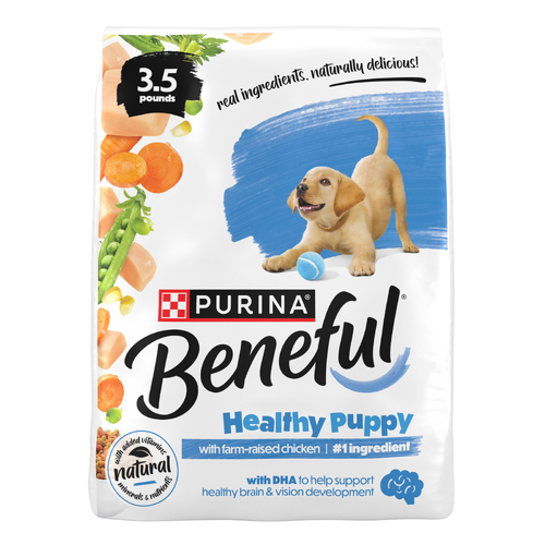 Purina Beneful Healthy Puppy With Farm-Raised Chicken - 3.5 Pound