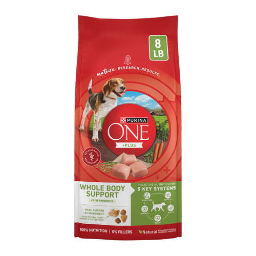 Purina ONE Plus Whole Body Support With Chicken Dry Dog Food - 8 Pound