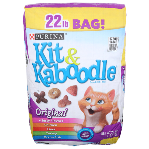 Purina Kit & Kaboodle Brand Original Cat Food - 22 Pound