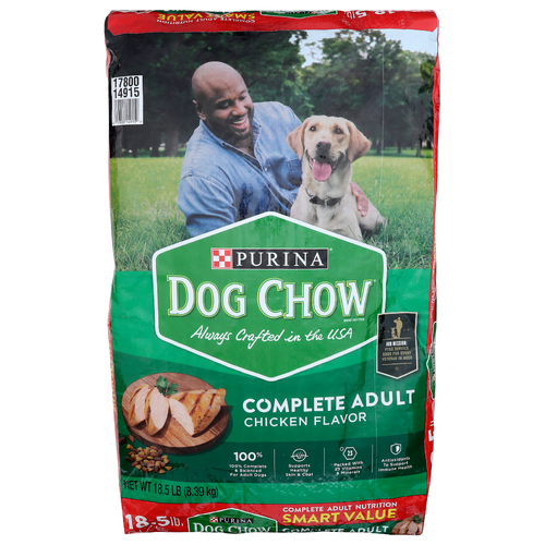 Purina Complete Adult Chicken Flavor Dog Chow - 18.5 Pound