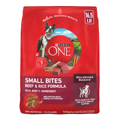 Purina ONE Small Bites Natural Dog Food - 16.5 Pound