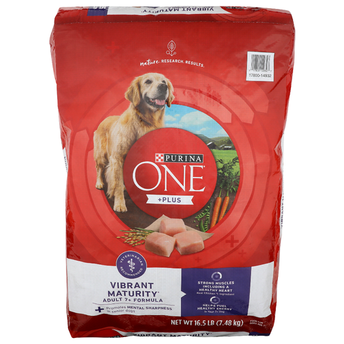 Purina One +plus Adult 7+ Formula +plus Food For Dogs Age - 16.5 Pound