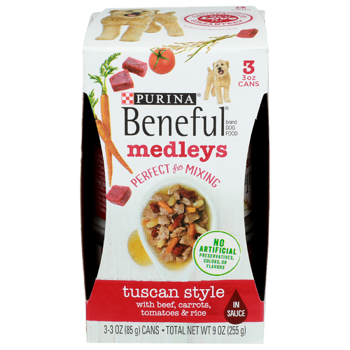 Purina Beneful Tuscan Style Dog Food - 3 Ounce - 3 Count