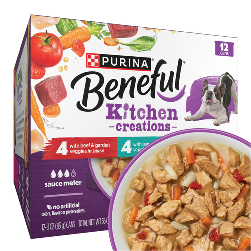 Purina Beneful Medleys Wet Dog Food Variety Pack With Tuscan - 2.25 Pound