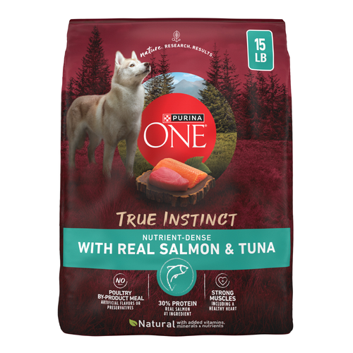 Purina ONE True Instinct With Real Salmon And Tuna Natural Added Vitamins - 15 Pound