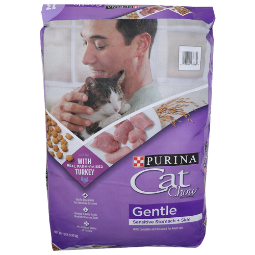 Purina Gentle Sensitive Stomach + Skin Cat Chow Food - 13 Pound