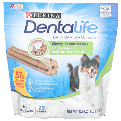 Purina Smallmedium 20-40 Lbs Dentalife - 0.716 Ounce - 25 Count