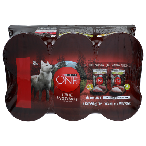 Purina One True Instinct Adult Dog Food - 0.813 Pound - 6 Count
