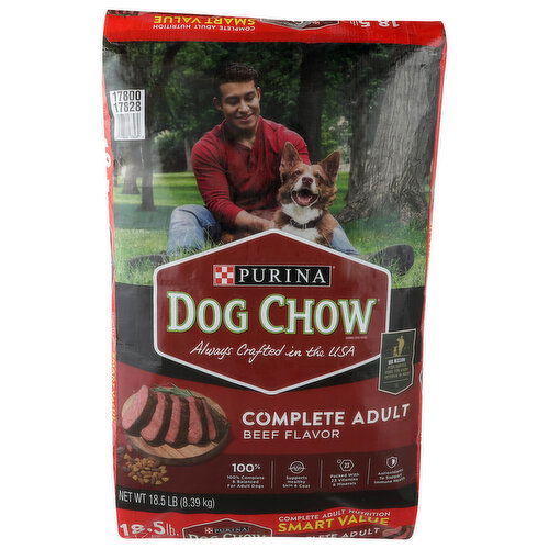 Purina Dog Chow Complete Beef - 18.5 Pound Image 1 of 4