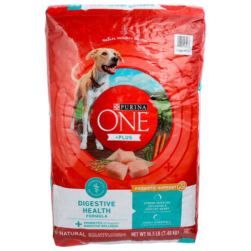Purina One Dog Food, Digestive Health Formula, Adult - 16.5 Pound