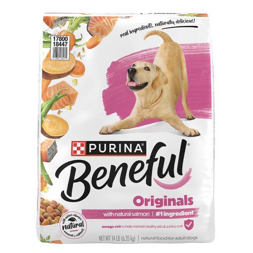 Purina Beneful Adult Dog Dry Food Salmon - 14 Pound