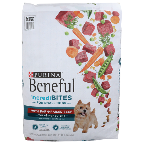 Purina Beneful Food For Adult Small Dogs - 14 Pound