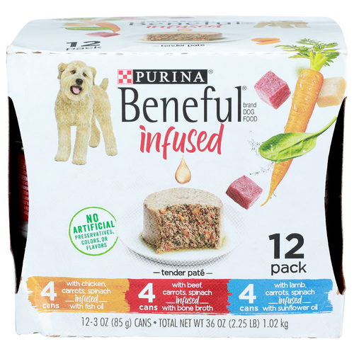 Purina Beneful Tender Pate - 3 Ounce - 12 Count