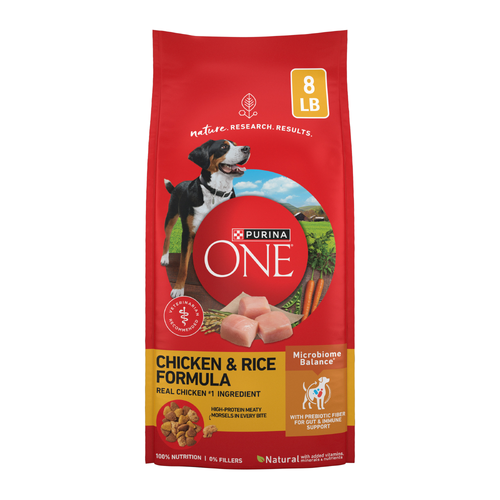 Purina ONE Natural Dog Food - 8 Pound