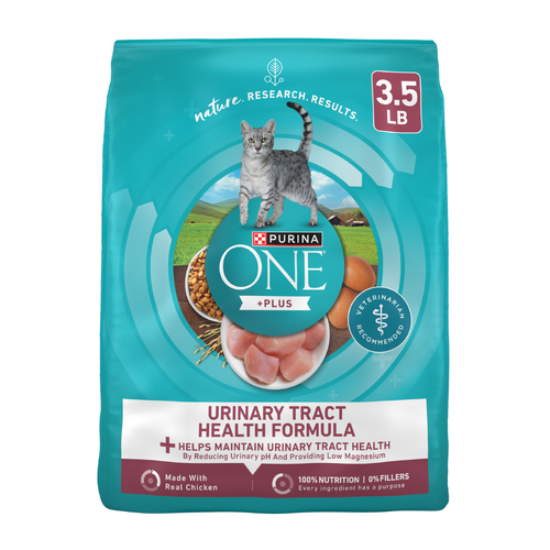 Purina ONE High Protein Dry Cat Food, +Plus Urinary Tract Health Formula - 3.5 Pound