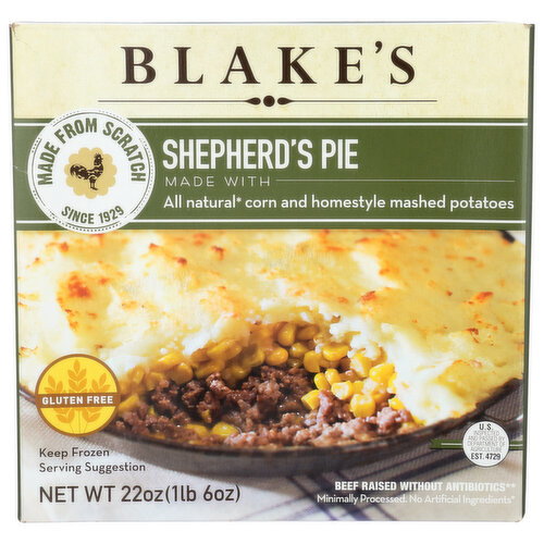 BLAKE's Frozen Meal Shepherd's Pie - 22 Ounce