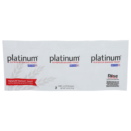 Red Star Platinum Premium Instant Yeast - 0.25 Ounce - 3 Count Image 1 of 3