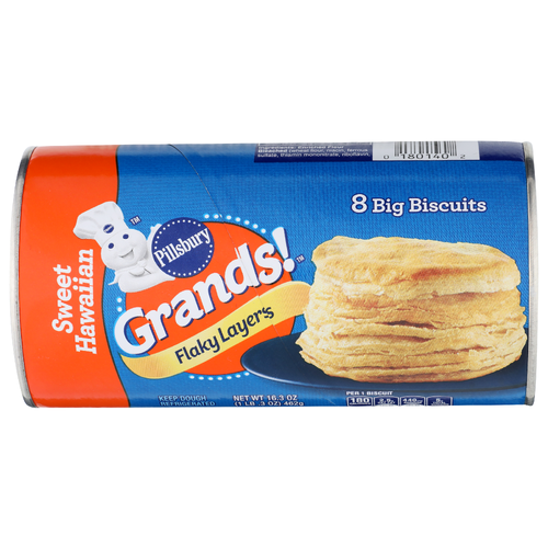 Pillsbury Grands! Sweet Hawaiian Big Biscuits - 2.038 Ounce - 8 Count
