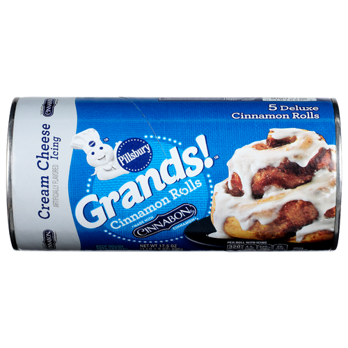 Pillsbury Cream Cheese Icing Grands! Cinnamon Rolls - 3.5 Ounce - 5 Count