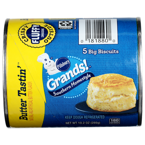 Pillsbury Butter Tastin' Grands! Southern Homestyle Biscuits - 2.04 Ounce - 5 Count