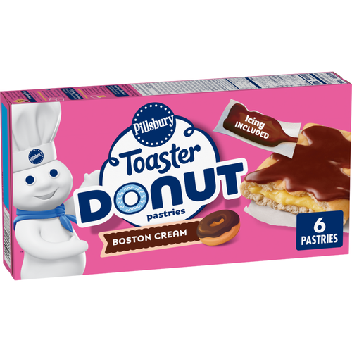 Pillsbury Boston Cream Flavored Toaster Donut Pastries - 12 Ounce Image 1 of 4