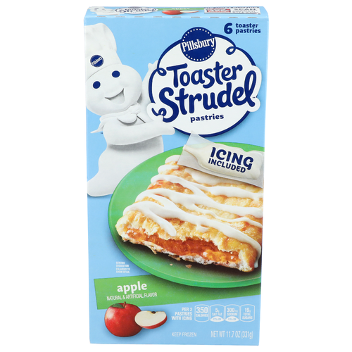 Pillsbury Toaster Strudel Pastries Apple - 1.95 Ounce - 6 Count