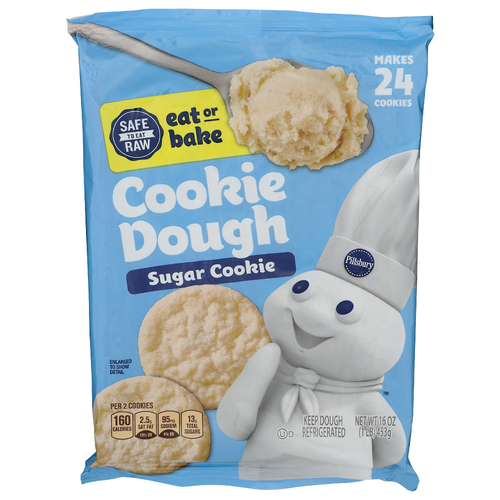 Pillsbury Sugar Cookie Dough - 0.667 Ounce - 24 Count