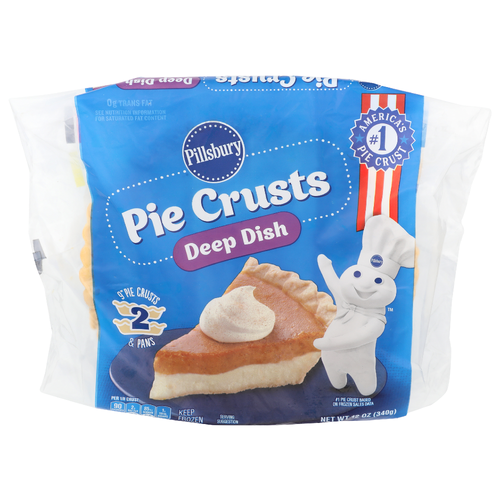 Pillsbury Deep Dish Pie Crusts - 6 Ounce - 2 Count