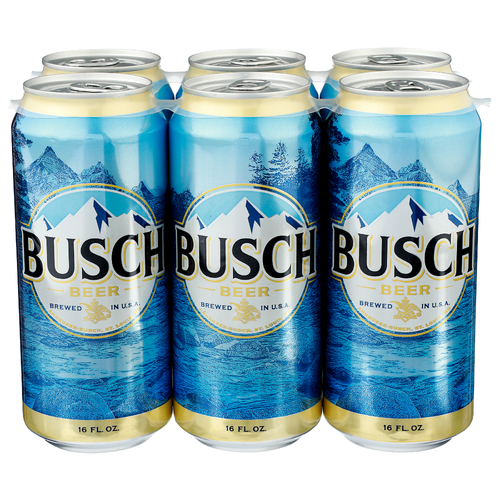 Busch Beer - 16 Fluid Ounce - 6 Count