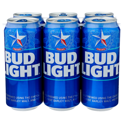 Bud Light Beer - 16 Fluid Ounce - 6 Count