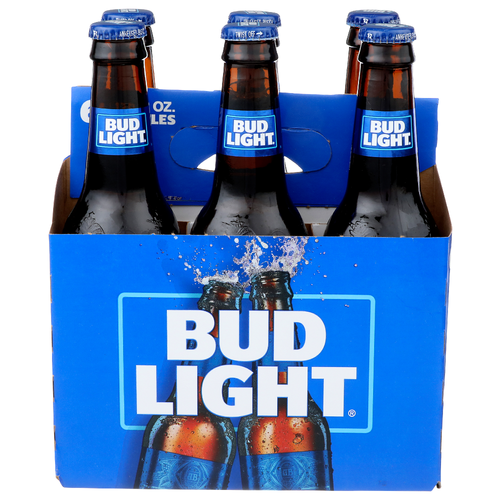 Bud Light Beer - 12 Fluid Ounce - 6 Count