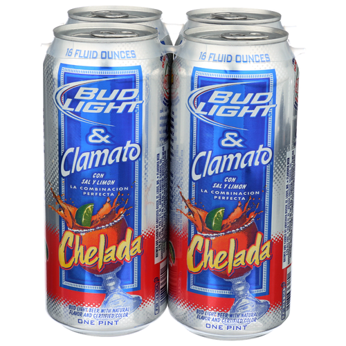 Bud Light Chelada 4 Pk Cans - 4 Fluid Ounce - 4 Count Image 1 of 2