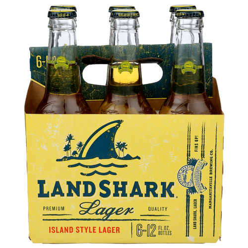 Landshark Lager Island Style - 12 Fluid Ounce - 6 Count