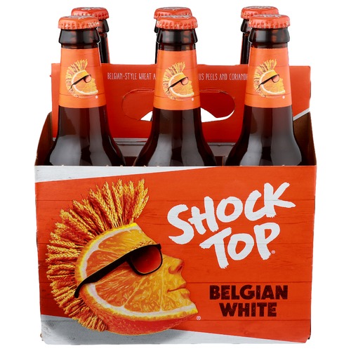 Shock Top Belgian White Beer - 12 Fluid Ounce - 6 Count Image 1 of 2