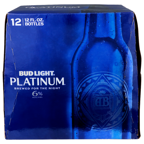 Bud Light Platinum Beer - 12 Fluid Ounce - 12 Count
